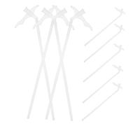 Gatuida 10 ensembles Kit Tubes PE pour Mousse avec Buses Précises Tubes Allongés pour Calfeutrage Étanche Rénovation de Buses Aérosol Réparation et Remplissage de Fissures