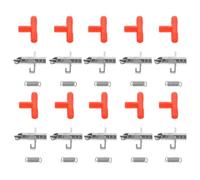 Gatuida 10 Ensembles Rabbit Automatic Drinking Equipment with Spring Design Water Feeder for Pet Rabbits and Small Animals