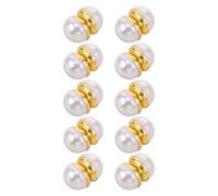 Gatuida 10 paires de poids pour voile de mariée en perles - Pinces magnétiques double face pour voile de mariée, idéales pour les cérémonies en extérieur - Accessoire de pour les mariages en