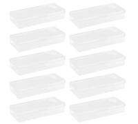 Gatuida 10 pièces Boîte de Recyclage pour Lames Conteneurs Sécurisés pour Élimination de Lames Usagées Petite Boîte de Rangement Plastique Pratique pour Déchets Tranchants