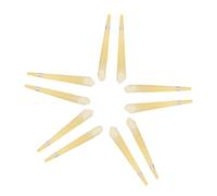 Gatuida 10 pièces Bougies Oreille Naturel Cire Abeille Bio Forme de Trompette Aromathérapie Relaxante Nettoyage Auriculaire Portable des Acouphènes et Du Stress