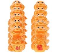 Gatuida 10 Pièces Breloques Serpent Résine DIY Pendentifs Zodiacaux pour Création Bijoux Décoration Nouvel An Chinois Festival Printanier