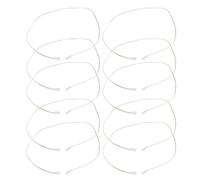 Gatuida 10 Pièces Câble D'extension pour Tube LED T5 T8 à 3 Contacts Double Extrémité, Fil en Plastique Blanc pour Connexion Multiple, pour Éclairage D'atelier et Garage
