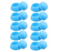 Gatuida 10 Pièces Chapeau de Noix de château Capuchon d'écrou en Plastique pour Terrain de Bouchons d'écrou en Plastique couvertures d'écrou de Terrain de Ciel Bleu