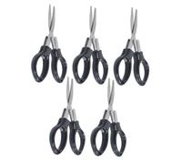 Gatuida 10 pièces Ciseaux de Pliables Portables Coupe Fil Multifonction Plastique et Accessoire Compact pour Camping et Voyage