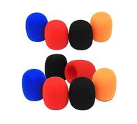 Gatuida 10 pièces Couvercles de Microphone Mousse de Bonnette Vent pour Microphones Universels Couleurs Aléatoires Couleur Aléatoire Couleur Aléatoire