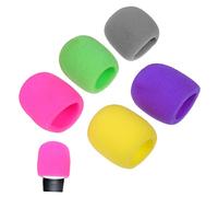 Gatuida 10 pièces Couvre Micro Mousse Housses de Protection Éponge pour Microphones Chaque Jaune Gris Vert Rose Accessoires Pratiques pour Meilleure Protection Humidité Poussière