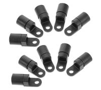 Gatuida 10 Pièces Crochet Dextrémité pour Cordon Élastique Accessoires Polyvalents pour Kayak Canoë Bateau Aux Intempéries Compact et