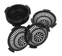 Gatuida 10 Pièces Filtre pour Pots de Fleurs Accessoires de Drainage Plastique Conception pour Éviter Migration Sol Eau Jardin