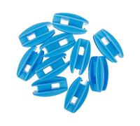 Gatuida 10 pièces Isolateurs pour Clôture Électrique Bleu Accessoires Isolation Résistants pour Clôtures Agricoles Fixation Sûre sans Perte