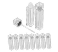Gatuida 10 Pièces jolis tubes de brillant à lèvres tube de brillant à lèvres transparent de contenant de flacon de rouge à lèvres comme