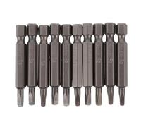 Gatuida 10 pièces Kit de Embouts Tournevis Tête Carrée Magnétiques Acier pour Visseuse Électrique et Pneumatique Accessoires Pratiques pour Réparation et Bricolage