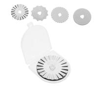 Gatuida 10 pièces Lames de Rechange pour Cutter Rotatif Haute Qualité pour Tissu et Compatible avec Olfa pour Couture et Scrapbooking