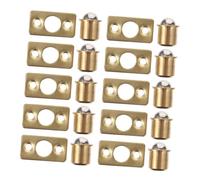 Gatuida 10 pièces Lot de Loquets à Bille Cuivre Dur pour Portes Armoires Loqueteau à Ressort Robuste Mécanisme de Verrouillage Discret pour Meubles et Portes Latérales