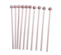 Gatuida 10 pièces Lot de Mailloches Bois pour Percussion Bâtons Durables et Ergonomiques pour Instruments de Musique Accessoires pour Enseignement et Pratique Musicale