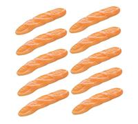 Gatuida 10 pièces Lot de Mini Baguettes Décoratives Réalistes pour Maison de Poupée Accessoires de Boutique et Photographie Modèles Faux pour DIY et Collection