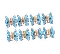 Gatuida 10 pièces Lot de Mini Pinces à Cheveux Fleurs Camélia Alliage avec Griffes Intercalaires Clips Décoratifs pour Féminines et Cadeaux