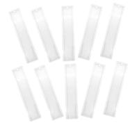 Gatuida 10 pièces Lot de Moules Rectangulaires en Silicone pour Résine Époxy Création de Marque-pages DIY Surface Lisse sans Bavures Matériaux Durables et Sûrs Moyenne