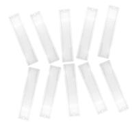 Gatuida 10 pièces Lot de Moules Silicone pour Marque-page Rectangulaire Moule Époxy Lisse Fabrication DIY de Personnalisés Accessoires Créatifs pour Décorations