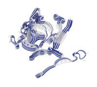 Gatuida 10 Pièces Lot de Sangles Mentonnières Élastiques Réglables pour Casque de Sécurité avec Coupe-menton Détachable Accessoires de Protection pour Travailleurs Bâtiment