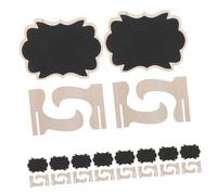 Gatuida 10 pièces Mini Tableau Ardoise avec Chevalet pour Buffet Réutilisable et Effaçable Petite Ardoise Compacte pour Décoration Fête et Mariage