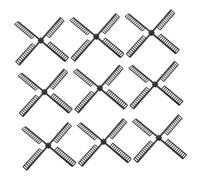 Gatuida 10 Pièces Pales Éolienne de Jardin Plastique Accessoires pour Éoliennes Détachées pour Hélice