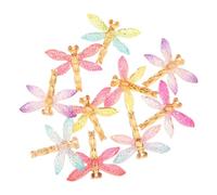 Gatuida 10 Pièces Petite Demoiselle Résine Breloque Miniature Pour Décoration De Jardin Figurines Mini Demoiselles Pour Travaux Manuels