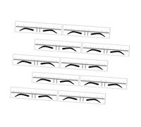Gatuida 10 pièces Règle Sourcils Mesure Précise Pochoir Design Symétrique Outils Maquillage Accessoires pour Femmes Débutantes et Professionnelles