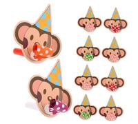 Gatuida 10 pièces Sifflets Garçon Fille Jouets Souffleurs Fête Anniversaire Garçons Filles Accessoires Nouvel An Ambiance Festive