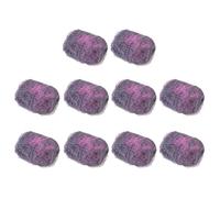 Gatuida 10 Pièces Tampon Éponges à Récurer, Épurateur en Acier pour Vaisselle, en Laine d'acier, Épurateur en Acier Réutilisable pour Grilles De Gril, Casseroles, Poêles, Nettoyage Difficile