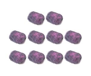 Gatuida 10 Pièces Tampon Éponges à Récurer, Épurateur en Acier pour Vaisselle, en Laine d'acier, Épurateur en Acier Réutilisable pour Grilles De Gril, Casseroles, Poêles, Nettoyage Difficile
