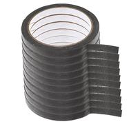 Gatuida 10 rouleaux Ruban de Masquage Noir Autocollant de Ruban Washi pour Peinture Protection Carrosserie et Décoration Bricolage
