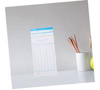 Gatuida 100 feuilles Cartes de Pointage Double Face Papier Ramette pour Horodateur Bureau Papier Enregistrement de Temps et Portable
