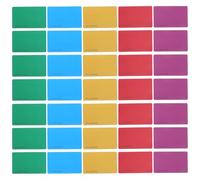 Gatuida 100 jetons de comptage : disques d’Apprentissage en Plastique - jetons colorés pour la Pratique du calcul et Les Jeux de Poker