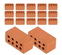 Gatuida 100 Petites Briques de Construction Mini-Briques de Simulation pour la décoration de Maisons de poupées, de Tables de Sable et d'aménagements paysagers - Décorations Miniatures 2 x 1
