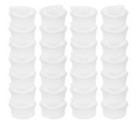 Gatuida 100 Pièces Adaptateur en Plastique Blanc pour Bouteilles de Sauce Couvercle à Bec Verseur Précis, Contrôle du Débit Cuisine et Repas Quotidiens
