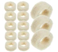 Gatuida 100 pièces Anneaux de Feutre Laine Ronde Accessoires de Remplacement pour Équipements Mécaniques Joint Étanchéité et pour Pompes et Moteurs