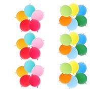Gatuida 100 Pièces Ballons en Latex Reliés Queue Ballon Réutilisable Décorations de Mariage et Anniversaire pour Arche de Fête et DIY Couleur Aléatoire