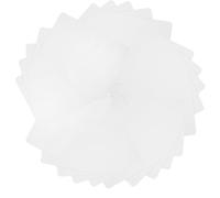 Gatuida 100 pièces Cartes de Vœux Blanches Pliables avec Motif Cartes Vierges pour Messages Écrits