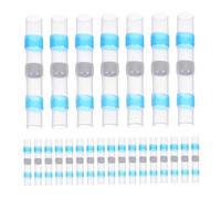 Gatuida 100 Pièces Connecteurs Thermorétractables à Souder Bornes Électriques Isolées Étanches Raccords Cosses Rapides pour Fils Automobiles Marines et Camions Résistance Haute Température