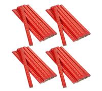 Gatuida 100 Pièces Crayons de Menuisier Octogonaux Durs avec Mine Noire Ovale et Échelle Intégrée Crayons de Marquage Antidérapants pour Menuiserie et Construction