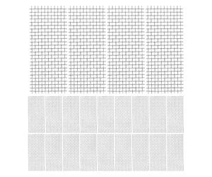 Gatuida 100 pièces de bouchons de trous d'évacuation d'eau en | Grille de drainage découpable, pour terrasse ou fenêtres, empêche les débris de pénétrer, conception en maille pour une