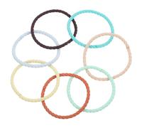 Gatuida 100 pièces Élastiques à Cheveux Lot de Accessoires de Queue de Cheval Colorés Élastiques Pratiques pour Filles et Adolescentes pour Divers Styles de Coiffure