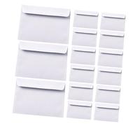 Gatuida 100 pièces Enveloppes Blanches Auto-adhésives pour Courrier Professionnel Papier Robuste Format Lettre Protection Sécurisée des Documents pour Bureau et Envoi Postal