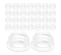 Gatuida 100 Pièces Joint D’étanchéité en Silicone Transparent 16 Mm pour Système D’Irrigation Goutte à Goutte, Rondelle D’étanchéité Flexible pour Vanne de Dérivation Agricole, Lot,