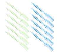 Gatuida 100 pièces Lot de Brosses à Cils Miniatures avec Peigne Sourcil Outil de Maquillage Portable pour Extensions Cils et Soin des Sourcils Couleur Aléatoire