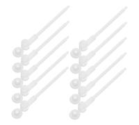 Gatuida 100 Pièces Windmill Accessory Rods for DIY Crafts Plastic Pinwheel Replacement Poles for Outdoor Projects Schools Parks and Group Activities