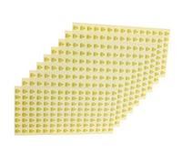 Gatuida 1000pièces Autocollants Avertissement Pile Bouton Étiquettes Sécurité Panneaux Danger Batterie Autocollants Avertissement Bouton