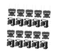 Gatuida 100pièces Bouton Poussoir Tactile Micro Momentané pour Circuit Imprimé Bouton-Poussoir Momentané Plastique Bouton De Remplacement