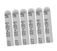 Gatuida 100pièces Lames U-shape Pour Sourcils u Forme Acier Inoxydable Aiguilles Pour Microblading Maquillage Permanent Sourcils Professionnel